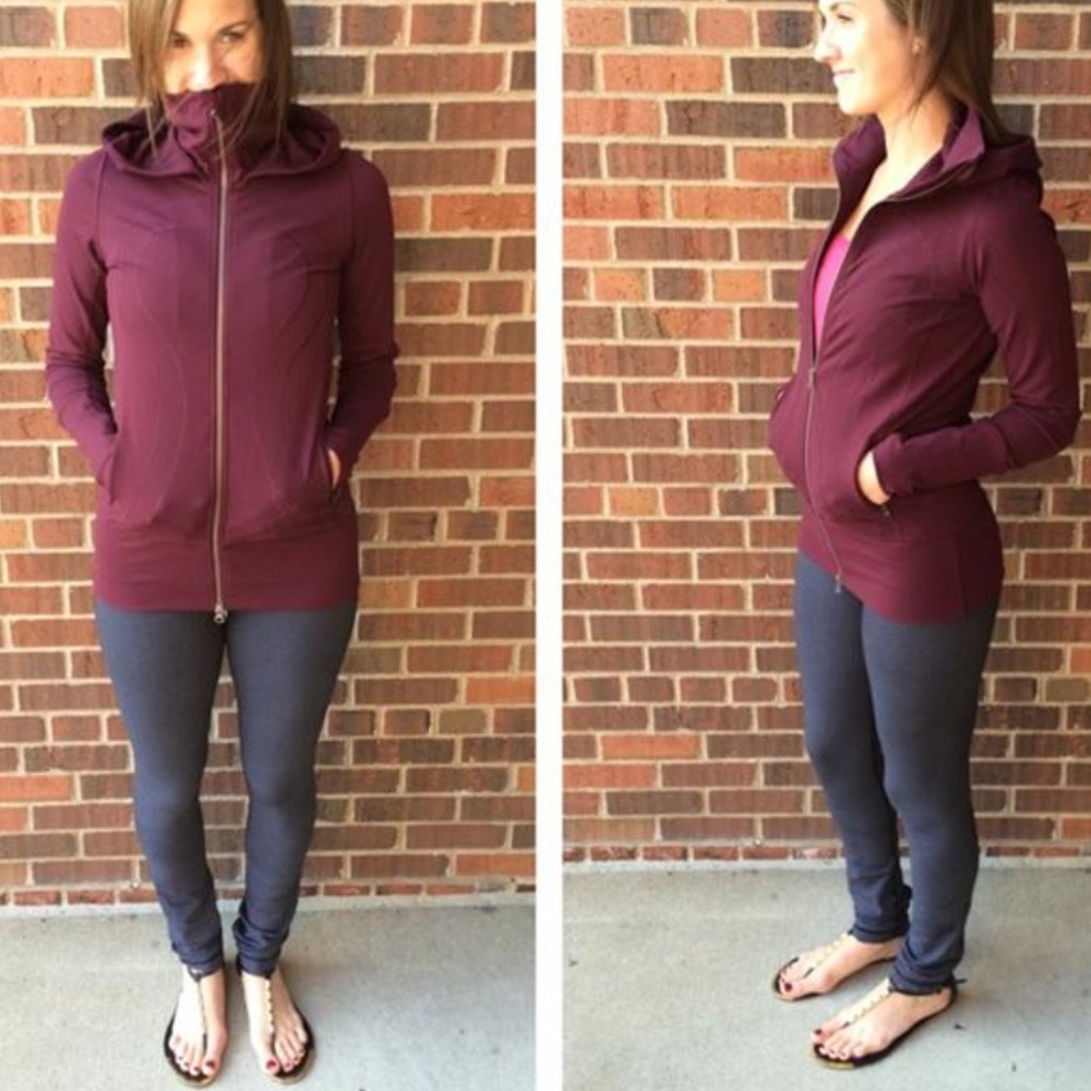 lululemon Stride jacket Bordeaux drama
